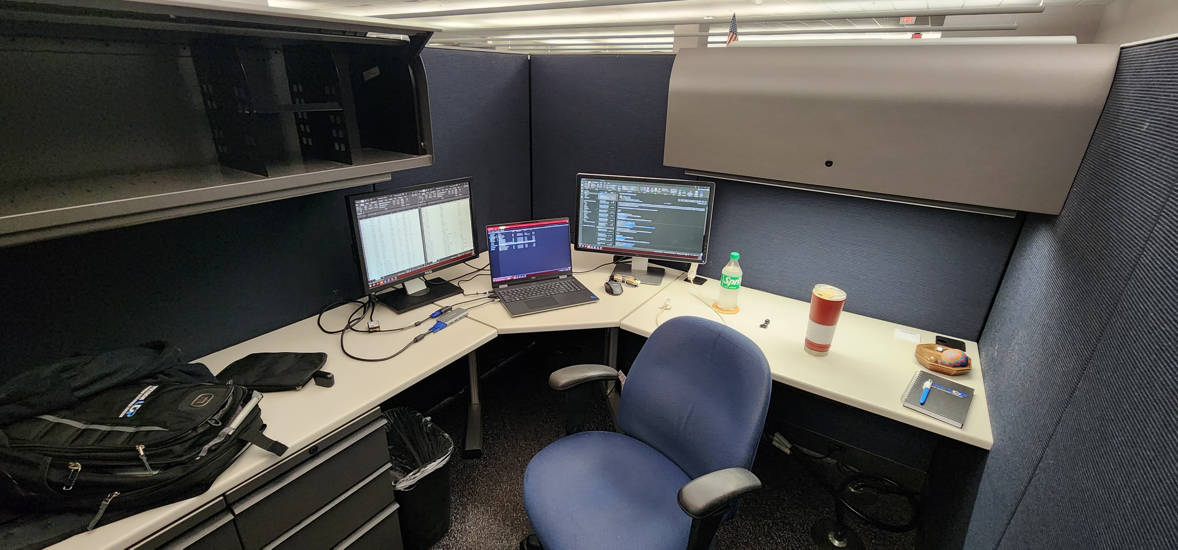 Hangar 4 interior with multiple customer aircraft